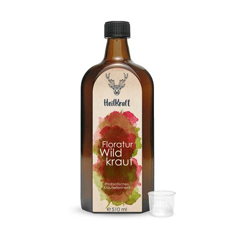 Heilkraft Floratur Wildkraut Probiotisches 12 Kräuter Ferment 510 M