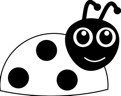 Bug Clipart Black And White Clipart Best