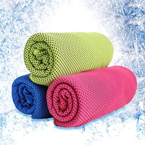 High Quality 30x100cm Fashion Creative Sport Cooling Towel Sweat Summer