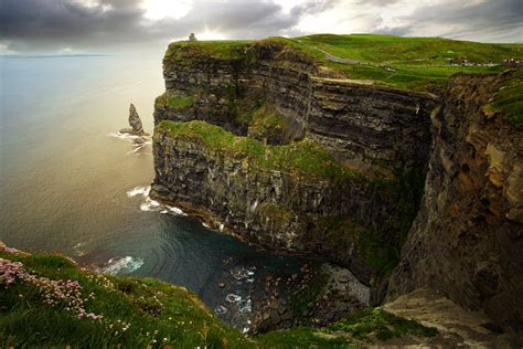 Download Sea Ocean Cliff Ireland Coast Nature Cliffs Of Moher 4k Ultra