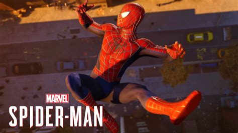 Marvels Spider Man Ps4 All Story Cutscenes With Webbed Suit Youtube