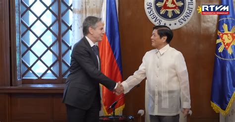 secretary of state antony blinken assures u s commitment to us ph alliance us philippines society