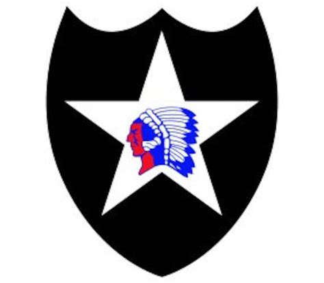 Us Army 2nd Infantry Division Patch Vector Files Dxf Eps Svg Etsy