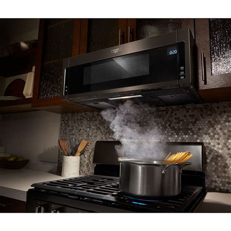 Images of Whirlpool 1 8 Cu Ft Over The Range Microwave Stainless Steel