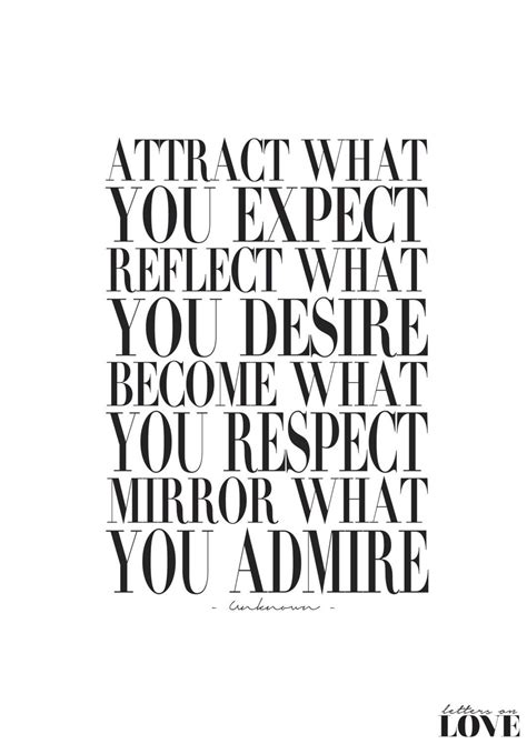 Attract What You Expect Reflect What You Desire By