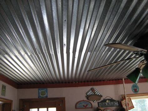 Corrugated Metal Ceilings Re Corrugated Metal Ceiling For The Home