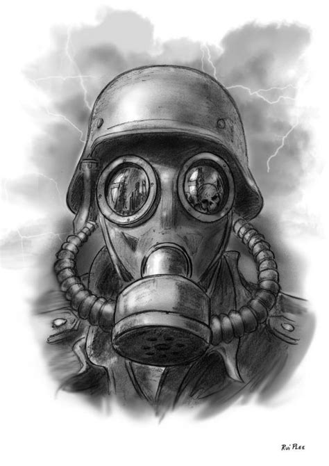 Apocalyptic Gas Mask Gas Mask Art Gas Mask Tattoo Masks Art