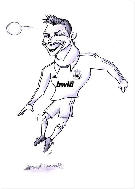 Jefe Cristiano Ronaldo Para Colorear Imprimir E Dibujar Dibujos Pdmrea