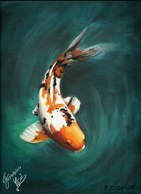 Koi Fish Paintings Google Search Koi Fish Drawing Fish Drawings Art