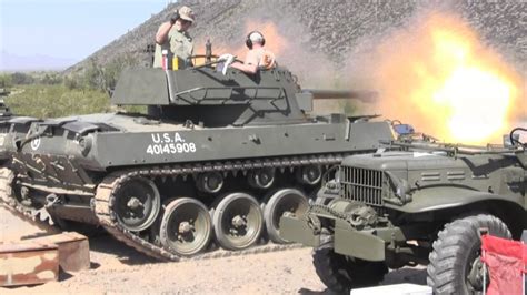 M18 Hellcat Tank Destroyer Firing Youtube