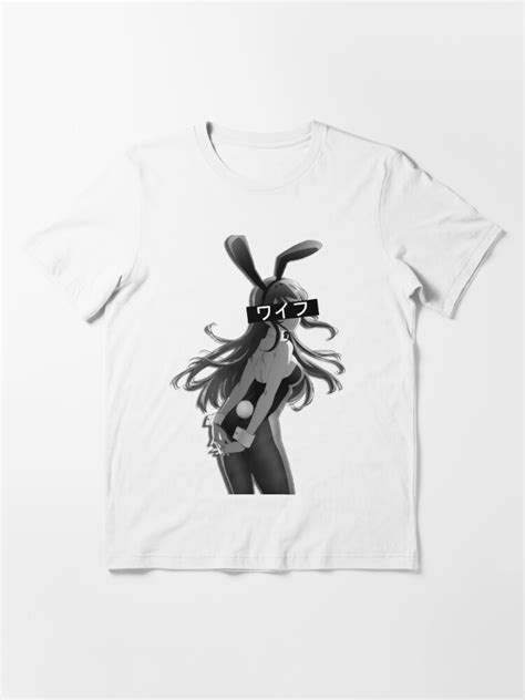 Bunny Girl Senpai Mai Sakurajima Waifu T Shirt For Sale By Lilsugoi