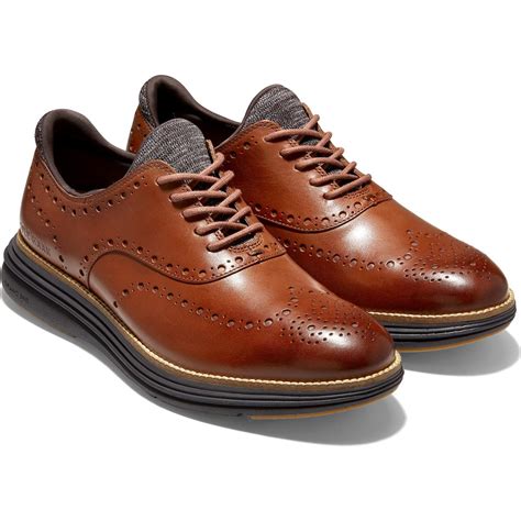 Cole Haan Mens Originalgrand Brown Leather Oxfords Shoes 13 Medium D