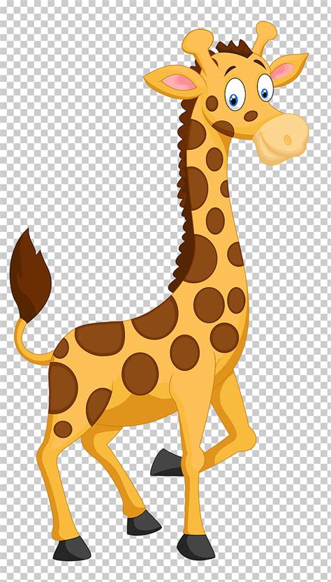 Giraffe Cartoon Zoo Animals Clip Art Library