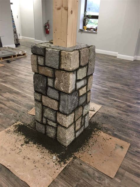 How To Install Thin Stone Veneer Columns Stoneyard
