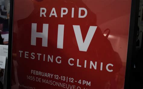 Rapid Hiv Testing Clinic Aims To Break Stigma News The Link