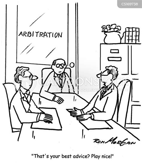 Arbitration Cartoons And Comics Funny Pictures From Cartoonstock
