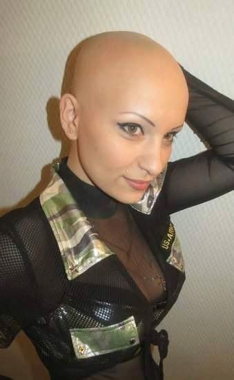 Ladies Ultra Short Haircuts Shaved Head Women Bald Women Bald Head Women