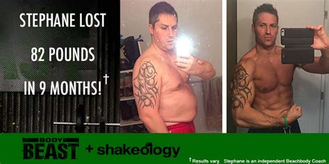 Body Beast Results Stephane Lost 82 Pounds In 9 Months