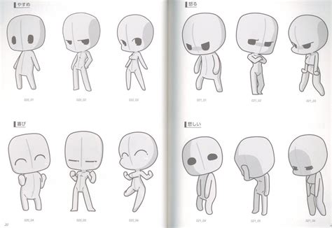 How To Draw Manga Super Deform Pose Chibi Character Ver