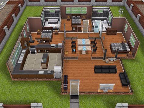 I have had the idea to do a more 'industrial' bathroom for quite some time, but the idea never coalesced enough to come. Sims Freeplay Original Designs — This is a requested one ...