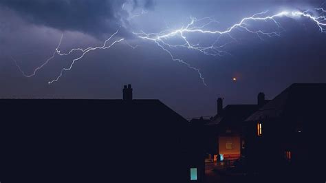 Thunderstorms And Lightning And Rain
