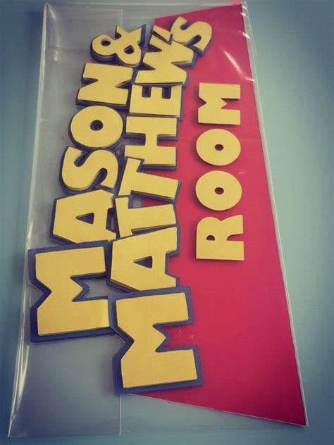 Finally the toy story themed room won out and my plans changed. Personalised Name door sign Toy Story theme bedroom decor ...
