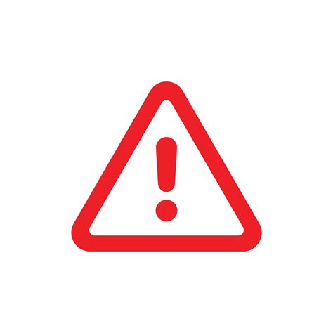 Eps10 Red Vector Danger Notice Or Risk Icon Isolated On White