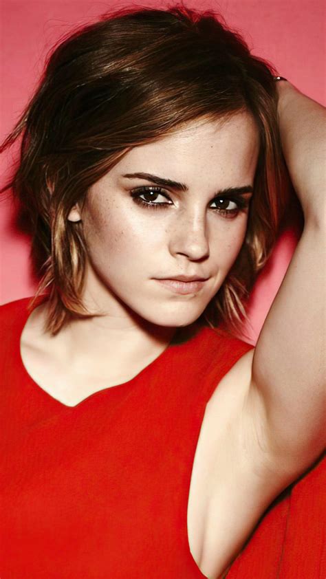 Emma Watson In Beautiful Red Dress K Ultra Hd Mobile Wallpaper