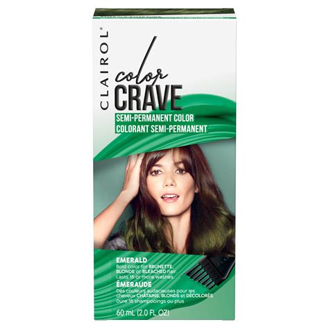 Clairol Color Crave Semi Permanent Hair Color Emerald