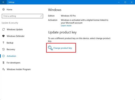 How To Change The Product Key On Windows 10