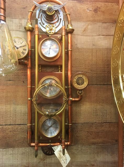 Steampunk Barometer With Magnifying Attachment See This And More