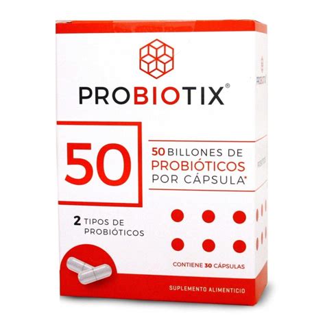 Probiotix 50 Billones De ProbiÓticos 2 Cepas 30 CÁpsulas Suplemento