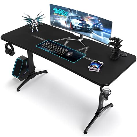 Homall 55 Inch Gaming Desk Y Shaped Pc Computer Gaming Office Desk With