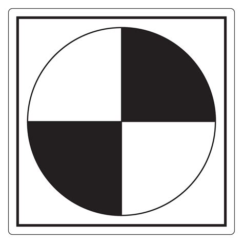 Center Of Gravity Symbol Sign Vector Illustration Isolate On White