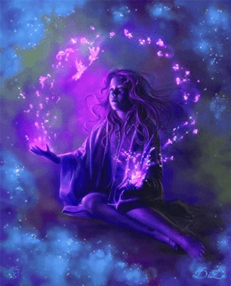 Spiritual Power Purple Universe 