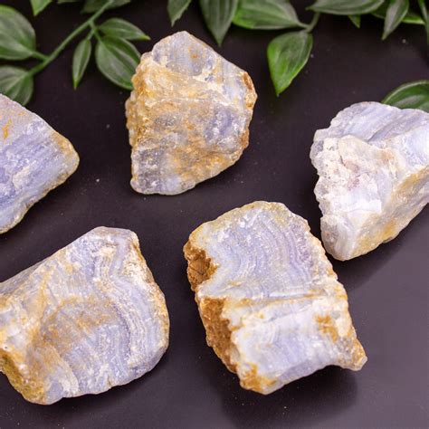 Raw Blue Lace Agate Medium Grade The Crystal Council