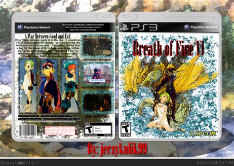 Breath of fire 6 is a mmorpg developed by capcom for mobile devices. Breath of Fire VI PlayStation 3 Box Art Cover by jerzykulik99