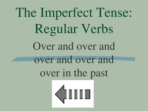 Ppt The Imperfect Tense Regular Verbs Powerpoint Presentation Free