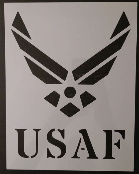 Usaf United States Air Force Stencil My Custom Stencils