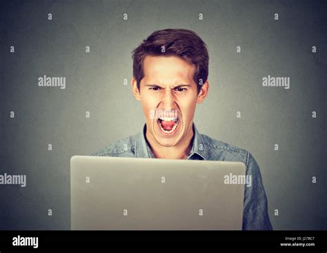 Rage At Computer Hi Res Stock Photography And Images Alamy