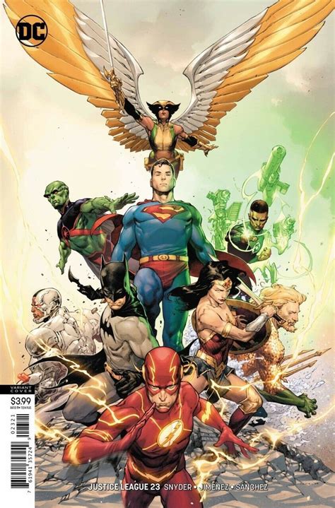 Justice League 2018 23 Vfnm Jerome Opeña Variant Cover Dc Universe