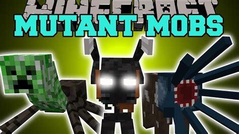 Minecraft Mutant Mobs Insane New Boss And Funny Mobs With Special