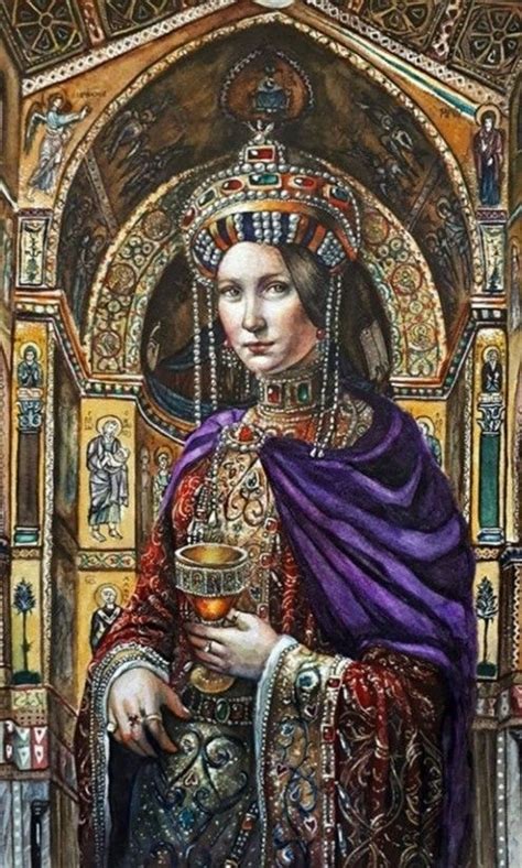 Byzantine Empress Theodora In 2022 Byzantine Fashion Byzantine Art