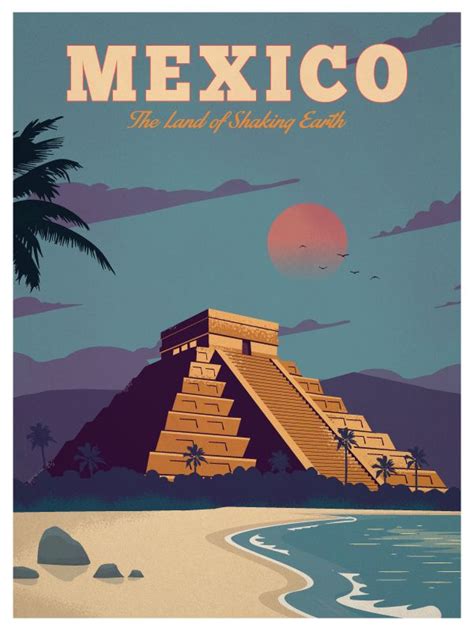 Travel Poster From Ideastorm Mexico Travel Posters Vintage Travel