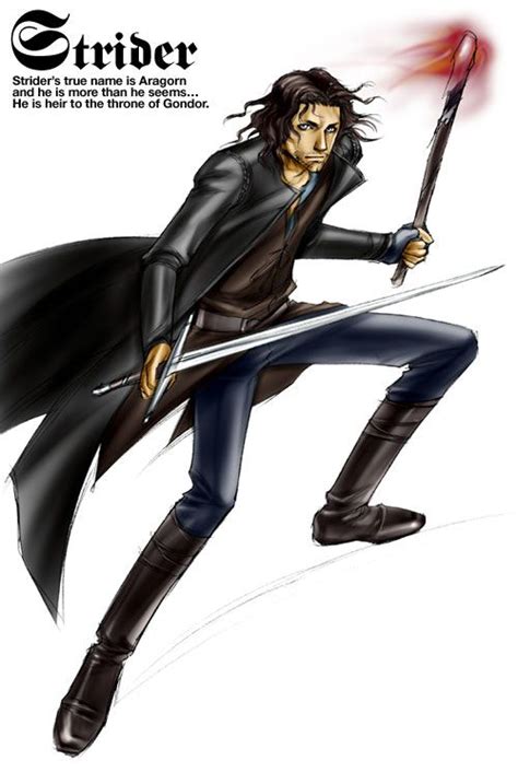 Strider By Idolwild On Deviantart Lotr Characters Merry And Pippin