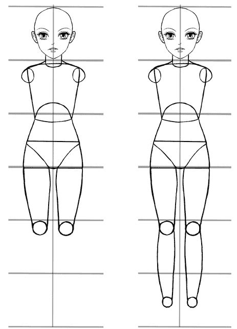 How To Draw A Anime Body Easy How To Draw Simple Bodies