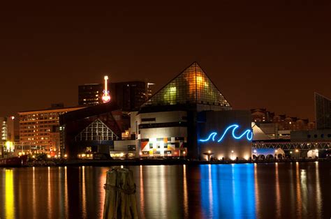 The Baltimore Inner Harbor At Night Flickr Photo Sharing