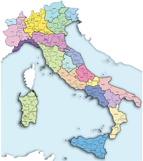 Elenco dei comuni capoluogo di provincia e di città metropolitana con popolazione. CARTINA ITALIA CON PROVINCE E CAPOLUOGHI - Wroc?awski ...
