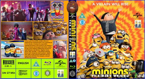Minions The Rise Of Gru 2022 Rb Custom Bluray Cover And Label