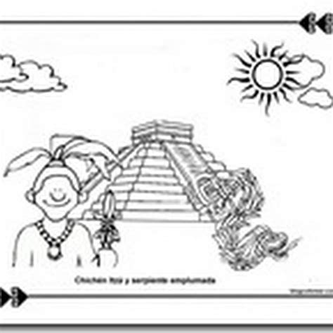 Dibujo Maya De 2 Hombres Para Pintar Y Colorear Colorear Mayas Dibujo